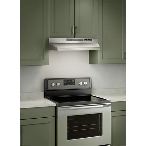 broan 30-in 250 cfm under cabinet range hood stainless steel|broan 30 ducted range hood.